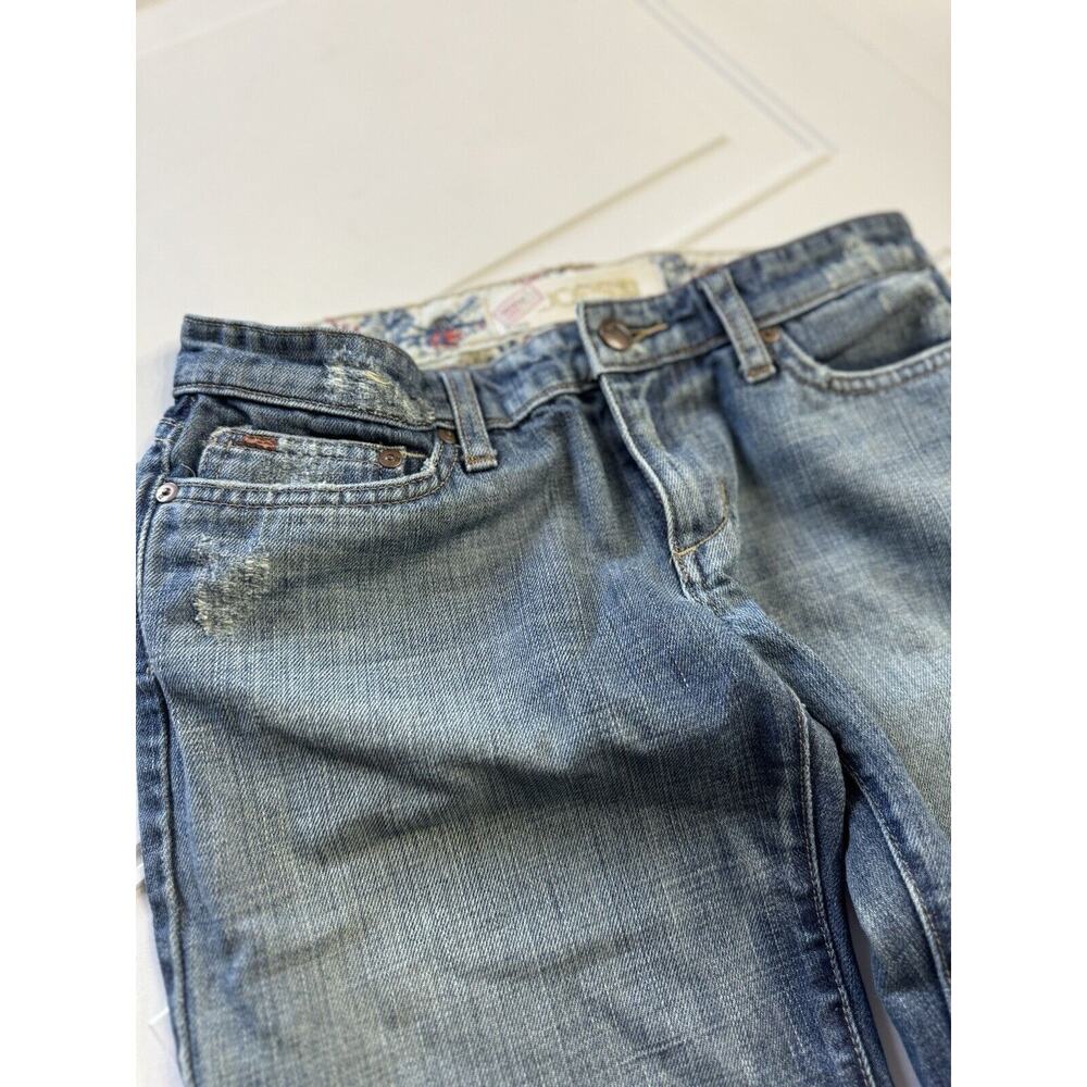 Joe's Jeans Vintage 1971 Sz 27 Bootcut Embroidered Pockets Distressed - Picture 2 of 9